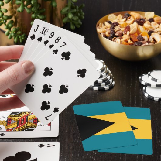 Bahamas Flag Pokerkaarten (Insitu)