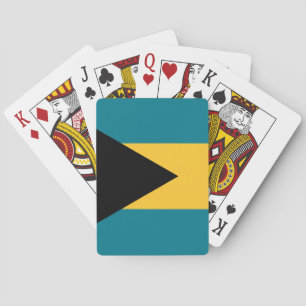 Bahamas Flag Pokerkaarten