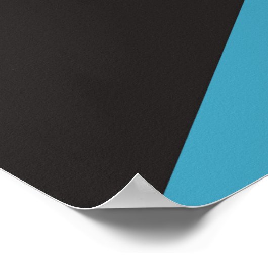 Bahamas Flag Poster (Hoek)