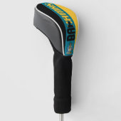 Bahamas Flag Prachtige Patriotic Golfheadcover (Schuin)