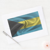 Bahamas Flag Rechthoekige Sticker (Envelop)