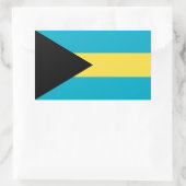 Bahamas Flag Rechthoekige Sticker (Tas)
