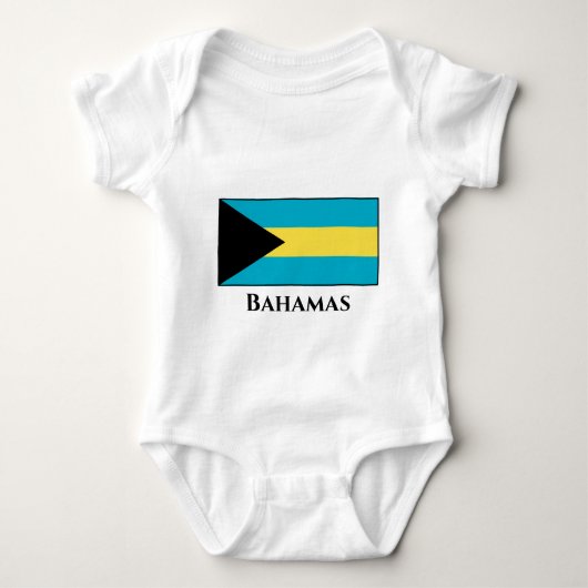 Bahamas Flag Romper (Voorkant)