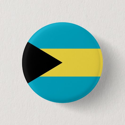 Bahamas Flag Ronde Button 3,2 Cm (Voorkant)