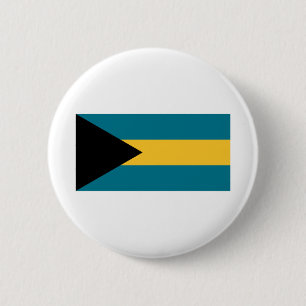 Bahamas Flag Ronde Button 5,7 Cm