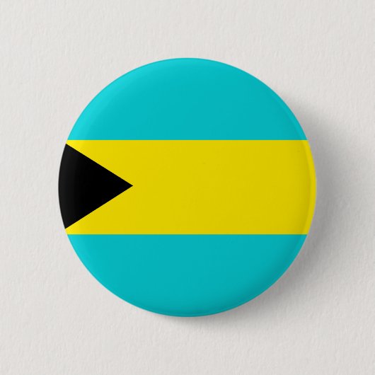Bahamas Flag Ronde Button 5,7 Cm (Voorkant)