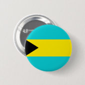 Bahamas Flag Ronde Button 5,7 Cm (Voorkant /achterkant)
