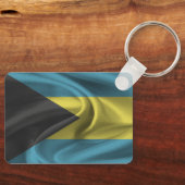 Bahamas Flag Sleutelhanger (Voorkant)