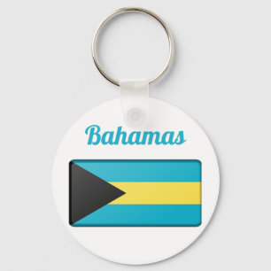 Bahamas Flag Sleutelhanger