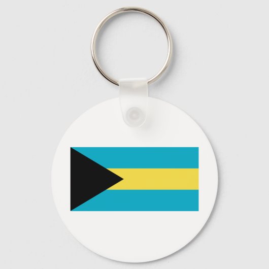 Bahamas Flag Sleutelhanger (Voorkant)