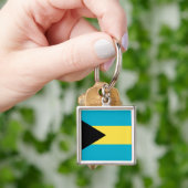 Bahamas Flag Sleutelhanger (Hand)