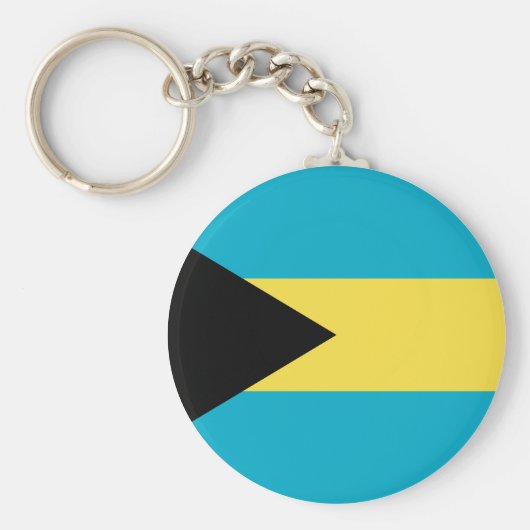 Bahamas Flag Sleutelhanger (Voorkant)
