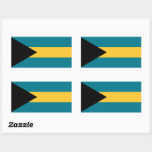 Bahamas Flag Sticker