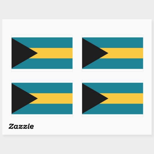Bahamas Flag Sticker (Vel)