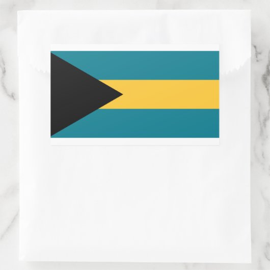 Bahamas Flag Sticker (Tas)