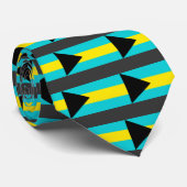 Bahamas Flag Stropdas (Opgerold)