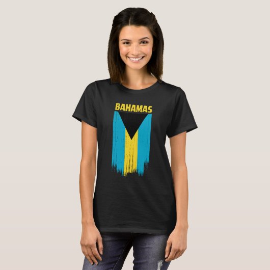 Bahamas Flag T-shirt (Voorkant volledig)