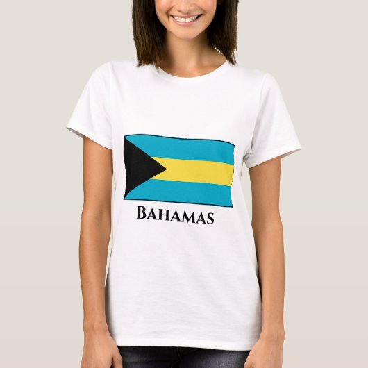 Bahamas Flag T-shirt (Voorkant)