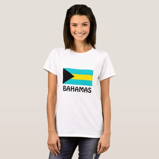Bahamas Flag T-shirt (Voorkant volledig)