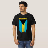 Bahamas Flag T-shirt (Voorkant volledig)