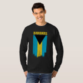 Bahamas Flag T-shirt (Voorkant volledig)