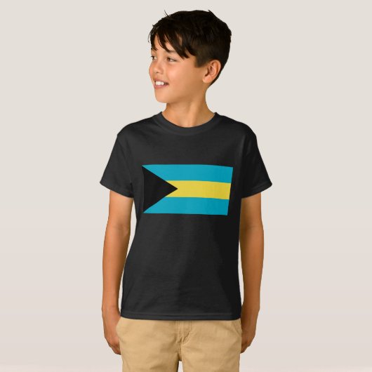 Bahamas Flag T-shirt (Voorkant volledig)