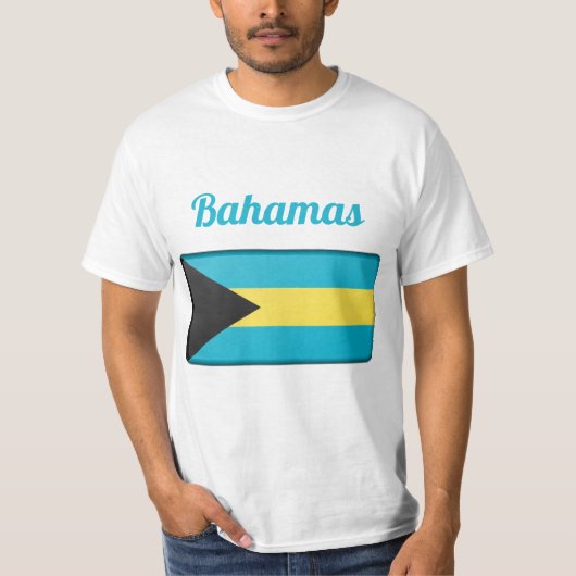 Bahamas Flag T-Shirt (Voorkant)