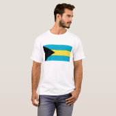 Bahamas Flag T-Shirt, Patriotic T-Shirts (Voorkant volledig)