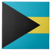 Bahamas Flag Tile Tegeltje (Voorkant)