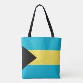 Bahamas Flag Tote Bag (Achterkant)