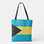 Bahamas Flag Tote Bag (Achterkant)