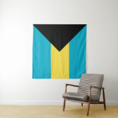 Bahamas Flag Wandkleed (In Situ (horizontaal))