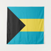 Bahamas Flag Wandkleed (Voorkant)