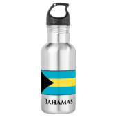 Bahamas Flag Waterfles (Voorkant)