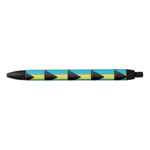 Bahamas Flag Zwarte Inkt Pen