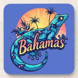 Bahamas Gecko Caribbean Bier Onderzetter