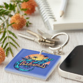 Bahamas Gecko Caribbean Sleutelhanger (Voorkant Rechts)