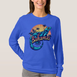 Bahamas Gecko Caribisch T-shirt