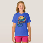 Bahamas Gecko Caribisch T-shirt (Voorkant volledig)