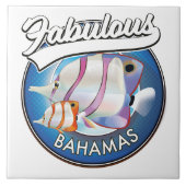 Bahama's geweldige logo tegeltje (Voorkant)