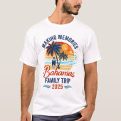Bahama's Gezinsvakantie 2025 Herinneringen aan elk T-shirt (Voorkant)
