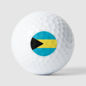 Bahamas Golf Balls, Bahamas Vlag Golfers/Patriots Golfballen (Voorkant)