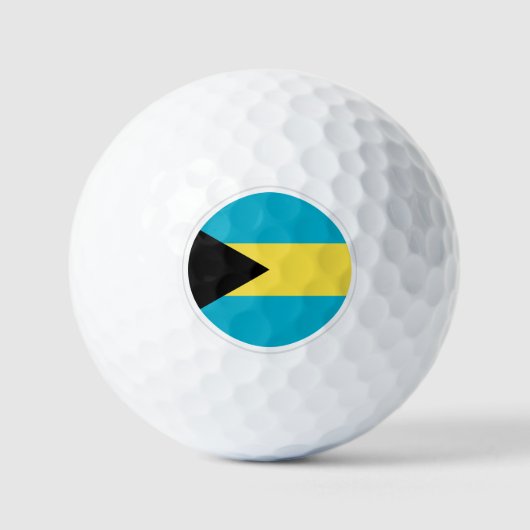 Bahamas Golf Balls, Bahamas Vlag Golfers/Patriots Golfballen (Voorkant)