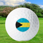 Bahamas Golf Balls, Bahamas Vlag Golfers/Patriots Golfballen