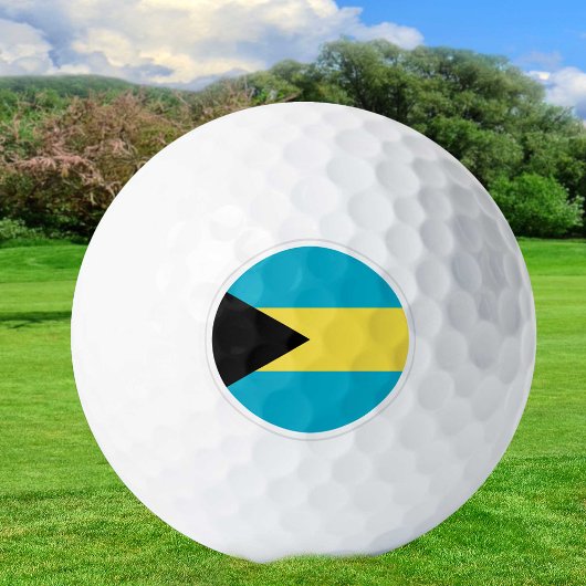 Bahamas Golf Balls, Bahamas Vlag Golfers/Patriots Golfballen