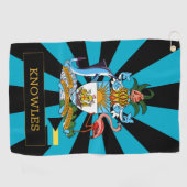 Bahama's Golf & premium Bahama's Vlag / Patriots Golfhanddoek (Horizontaal)