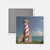 BAHAMAS, Grand Bahama Island, Eastern Side: Town Magneet (Voorkant / Achterkant)