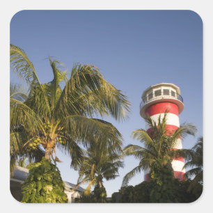 Bahama's, Grand Bahama Island, Freeport, Zonsonder Vierkante Sticker