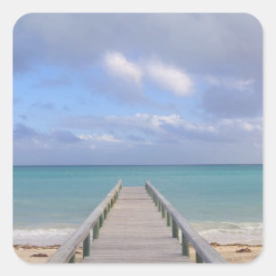 BAHAMAS, Grand Bahama Island, Oostkant: Vierkante Sticker