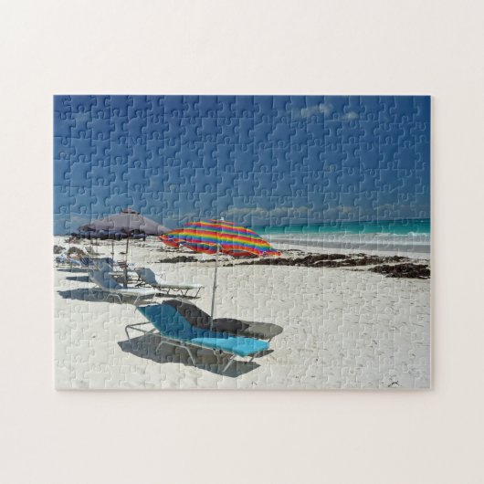 Bahamas Harbor Island strandpuzzel Legpuzzel (Horizontaal)